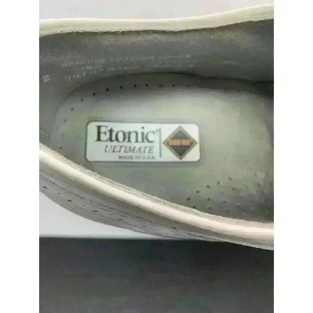 Etonic Ultimate White Leather Oxfords Wingtip Lace Up Golf Shoe Size US 9.5 D - Picture 9 of 11
